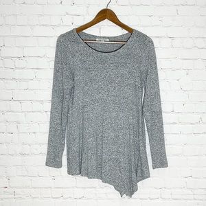 Green Envelope Long-sleeve Blouse